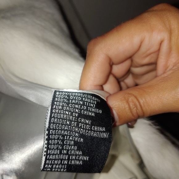 Bebe Rabbit Fur Coat - Picture 3 of 7